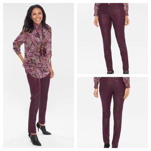 Chico’s Ultimate Fit Faux Suede Knit Pants L